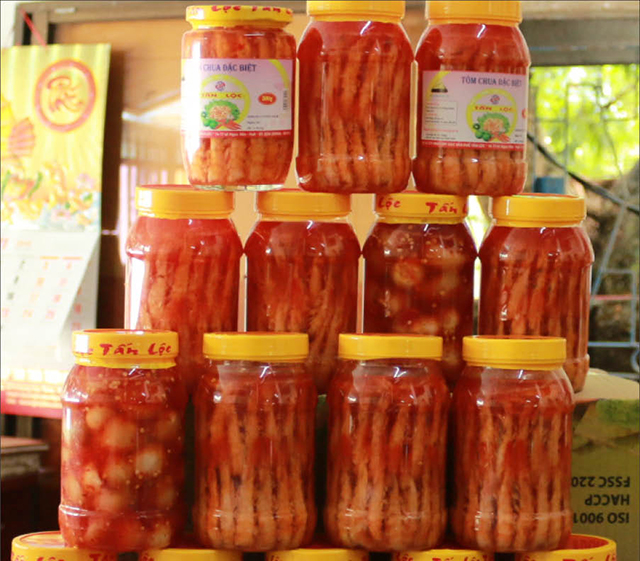 Quy chuẩn tôm chua Huế