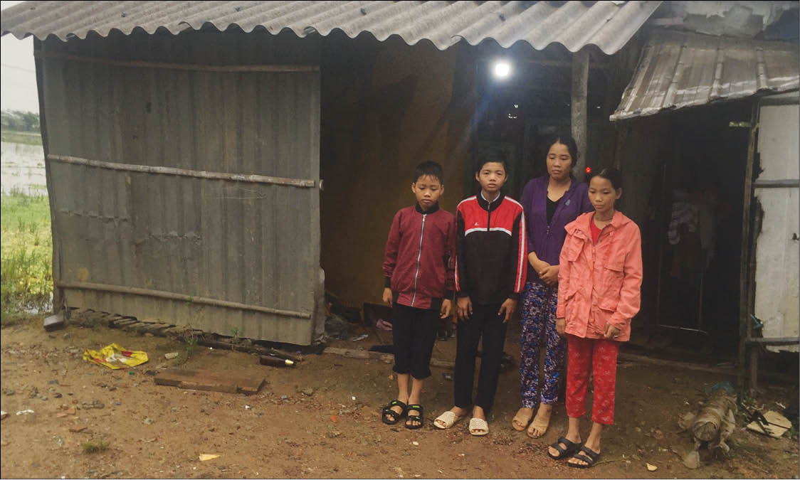 Hoàn cảnh ngặt nghèo, đáng thương của mẹ con chị Hải