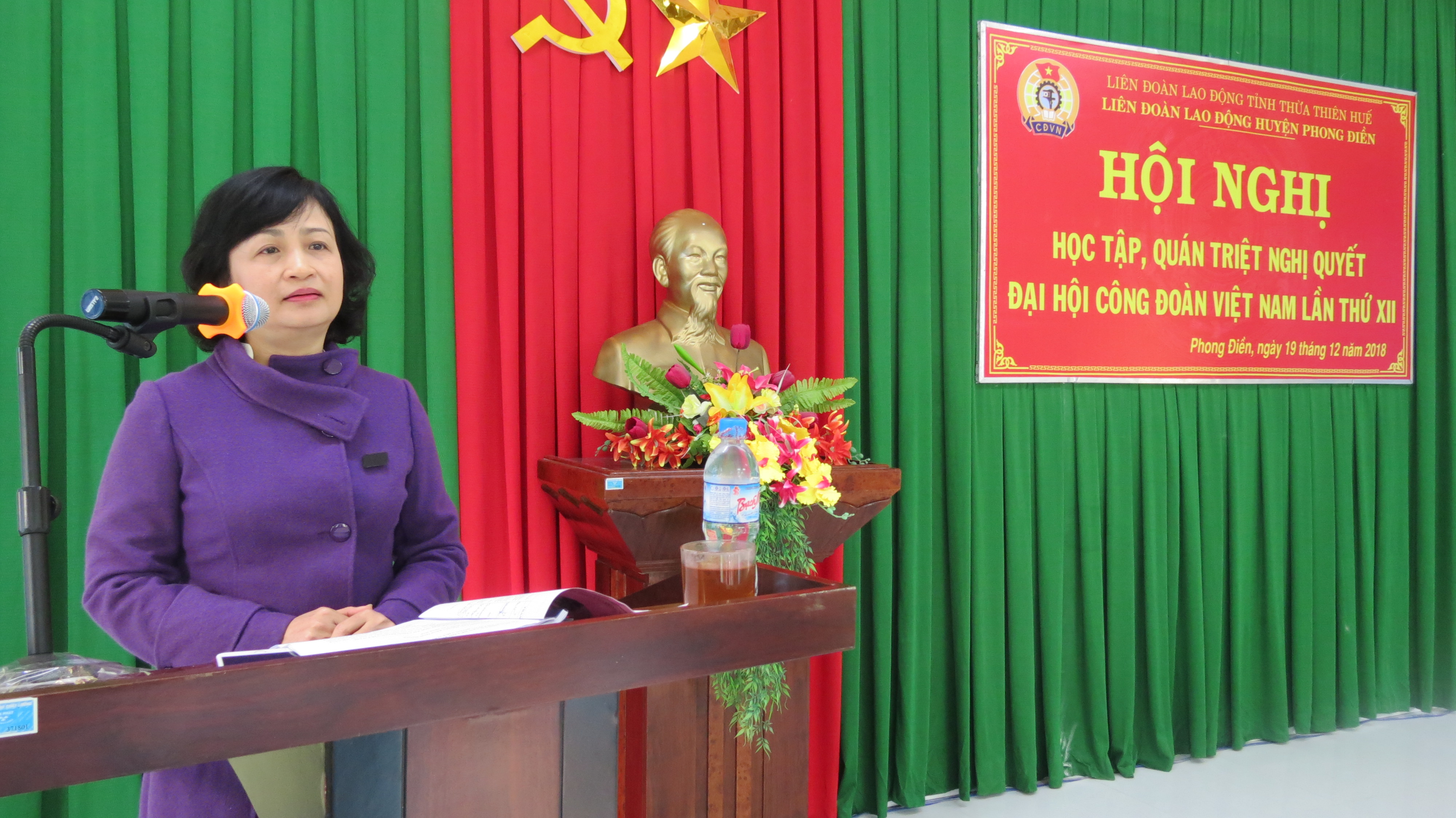 Phong Điền Quán triệt Nghị quyết Đại hội XII Công đoàn Việt Nam