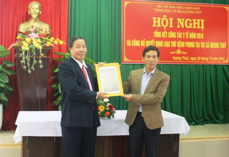 Hương Thủy được công nhận loại trừ bệnh phong