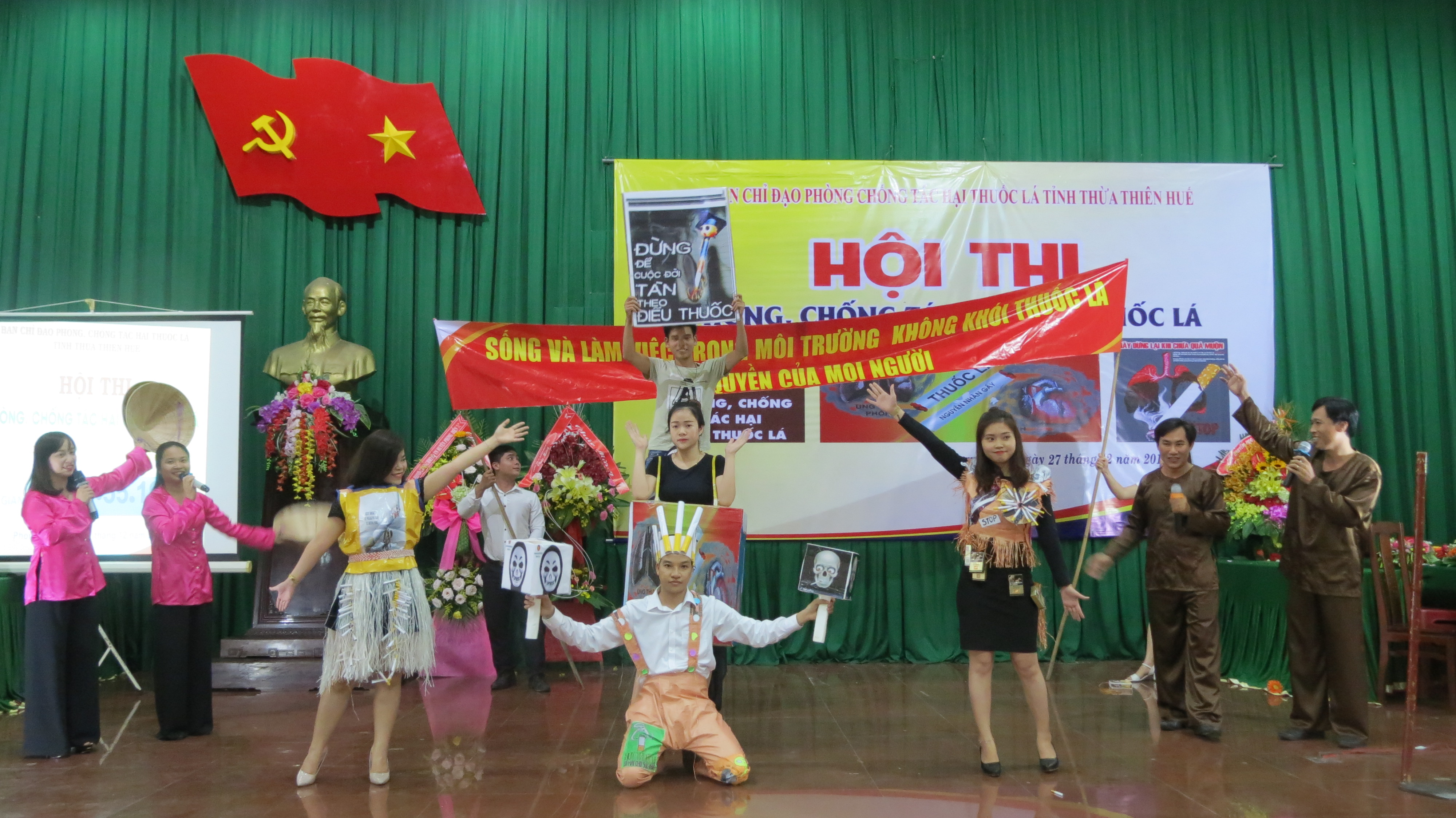 Phong Điền tổ chức Hội thi Phòng, chống tác hại của thuốc lá