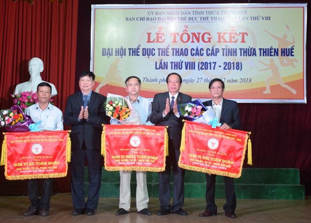 Biểu dương các VĐV xuất sắc tại ĐH thể thao toàn quốc