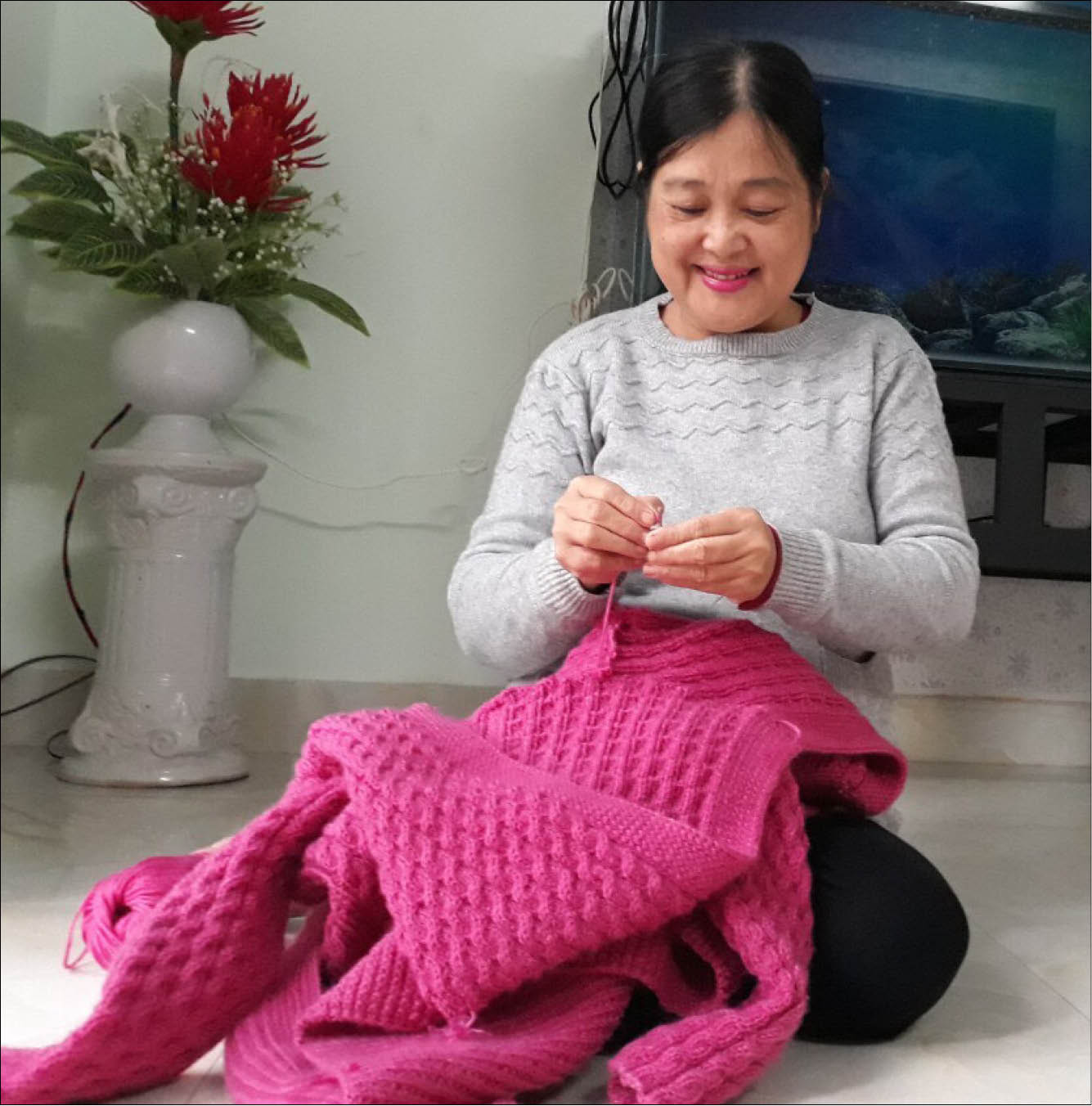 Does anyone still knit winter sweaters