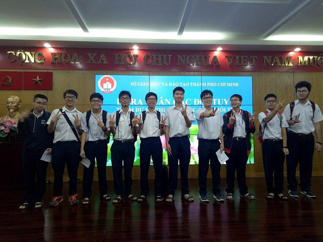 Sáng nay bắt đầu kỳ thi học sinh giỏi THPT quốc gia 2019