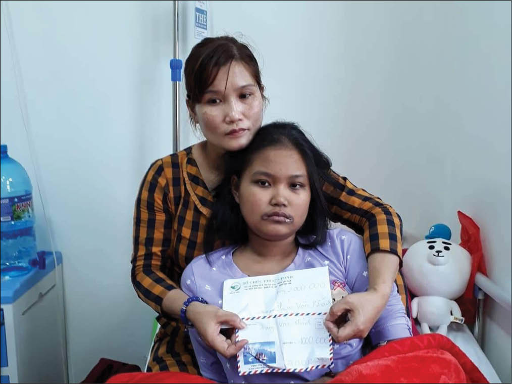 Em Vân Khánh được bạn đọc hỗ trợ 3 triệu đồng