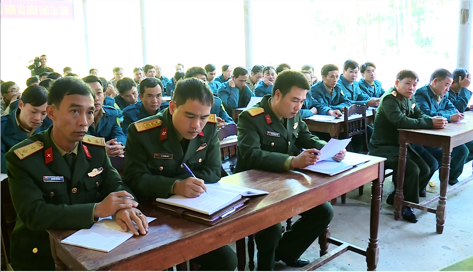 Hương Trà tập huấn cho trên 80 cán bộ ban chỉ huy quân sự xã, phường