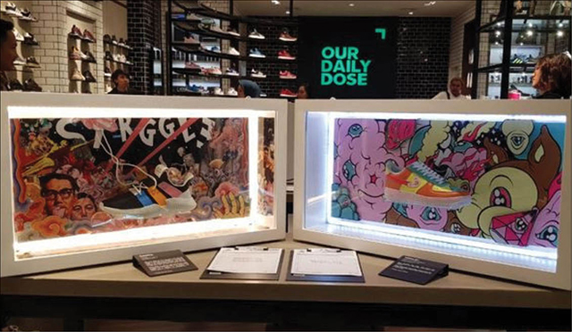 Đấu giá từ thiện sneakers kết hợp tác phẩm nghệ thuật