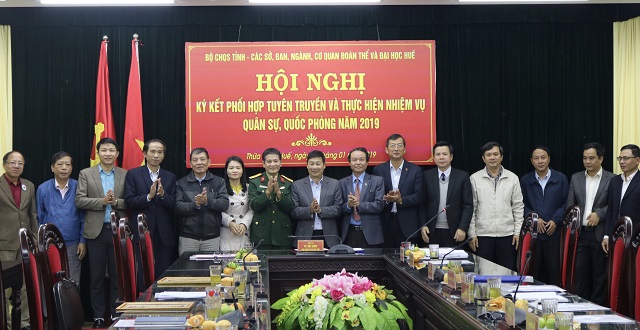 Phối hợp tuyên truyền và thực hiện nhiệm vụ quân sự, quốc phòng 2019