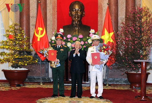 Phong hàm Đại tướng cho hai ông Tô Lâm và Lương Cường