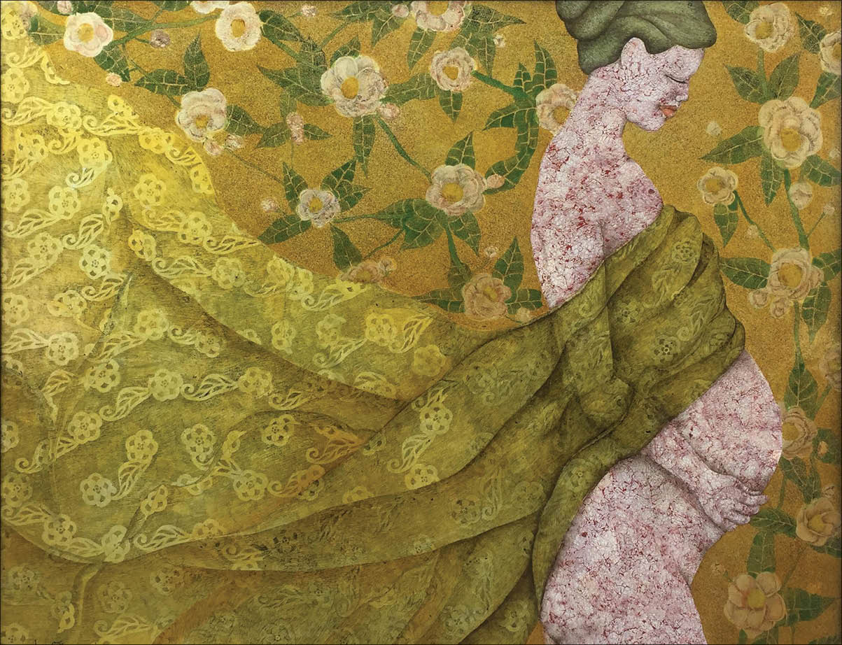 Vẻ đẹp của thiên chức trong tranh Nguyễn Thị Lan