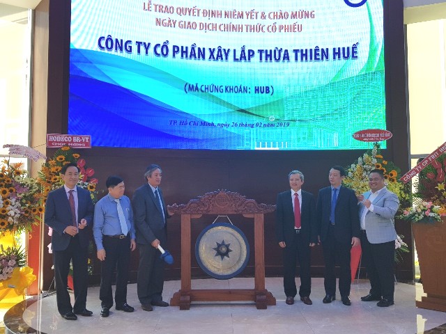 HUB shares officially traded on the stock exchange