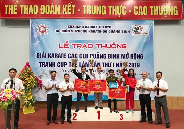 Karatedo Huế Nhất toàn đoàn giải các CLB Quảng Bình mở rộng