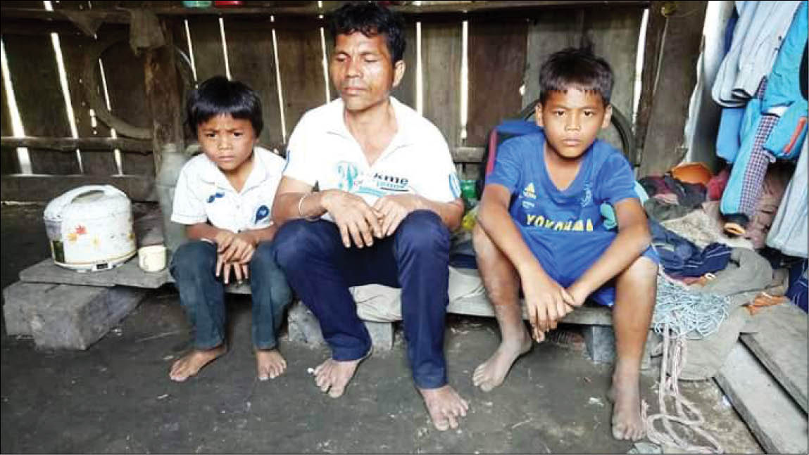 Hoàn cảnh đáng thương của cha con anh Bling Thiều