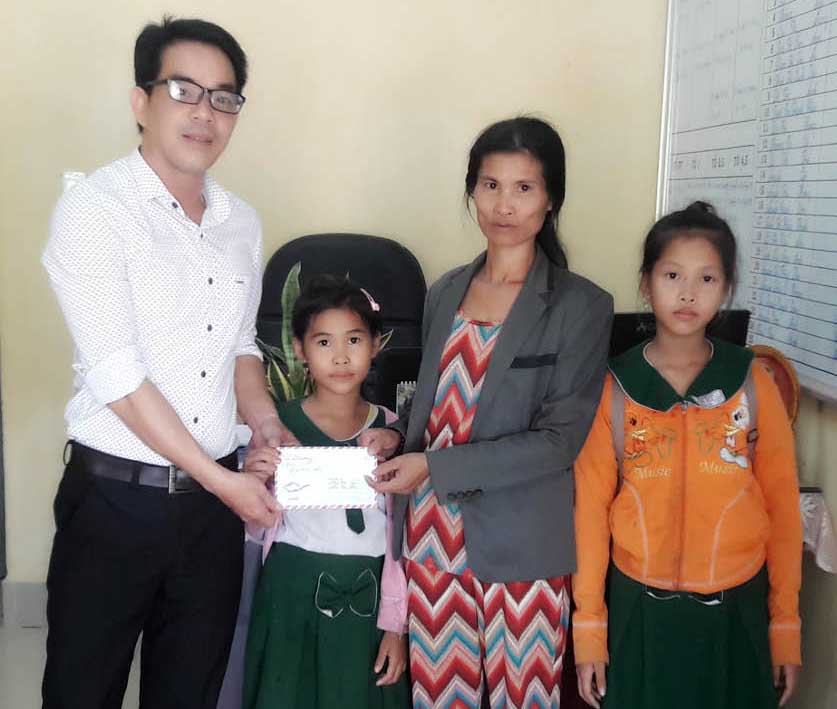 Mẹ con chị Ty đã nhận được sự giúp đỡ