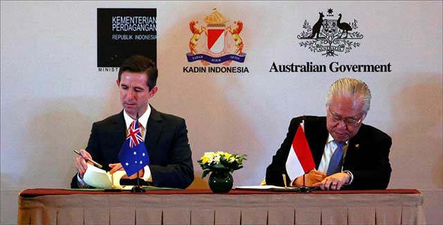 Indonesia, Australia ký kết hiệp định thúc đẩy thương mại, dịch vụ