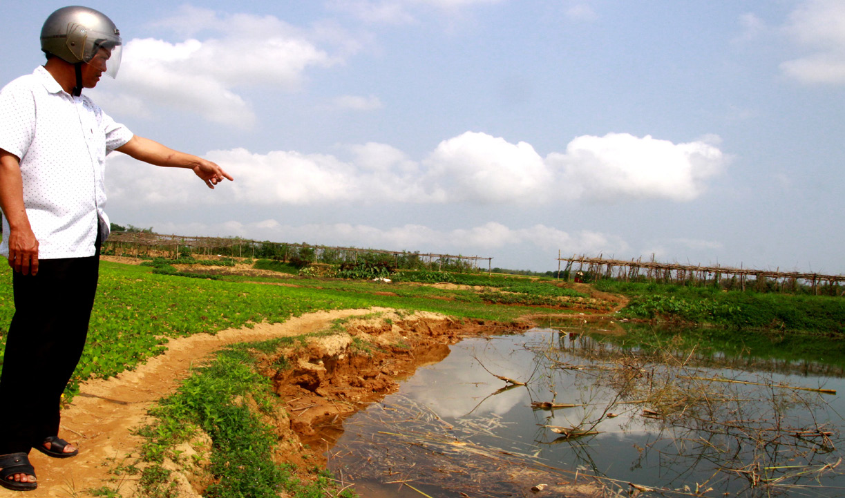 Tự quản chống nạn khai thác cát trộm trên sông Bồ