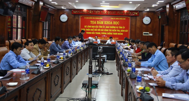 Tăng cường công tác kiểm tra, giám sát trong đấu tranh, phòng, chống tham nhũng