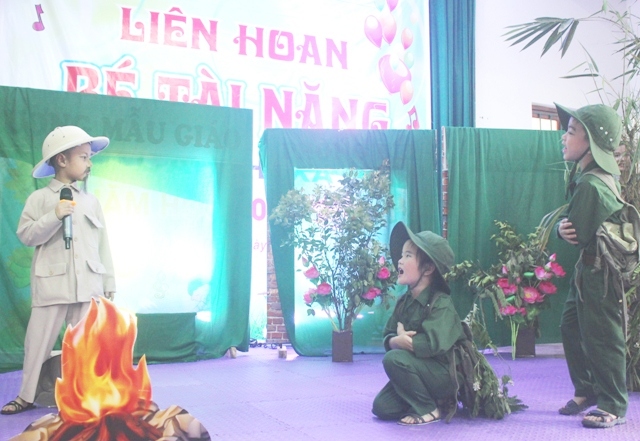 Học sinh mầm non Hương Thủy tham gia liên hoan “Bé tài năng”