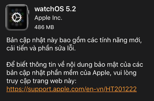 Apple Watch cập nhật phần mềm, thêm tính năng điện tâm đồ