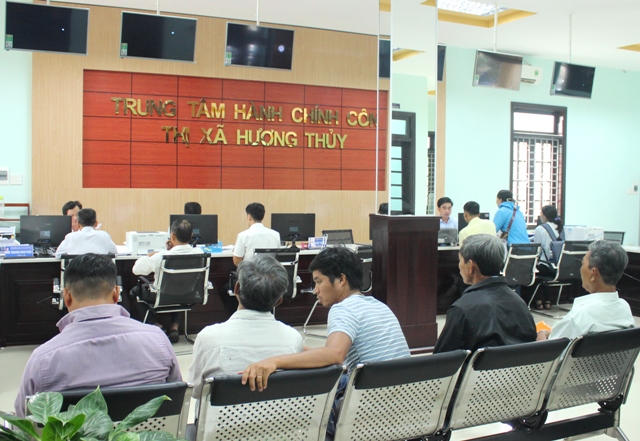 Xếp hạng cải cách hành chính của Hương Thủy giảm 2 bậc so với năm 2017