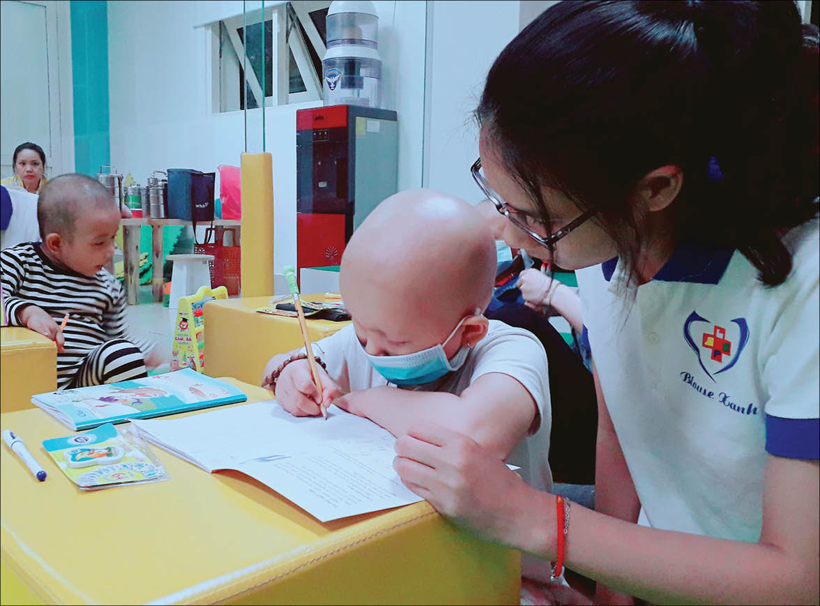 Lớp học của những “chiến binh” nhí