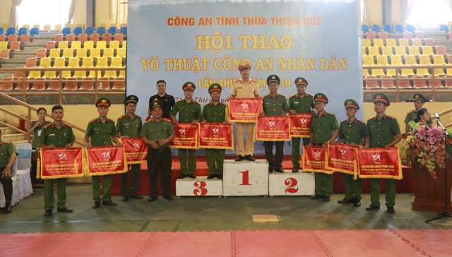 Công an TP Huế đoạt giải Nhất Hội thao võ thuật Công an Nhân dân lần thứ nhất