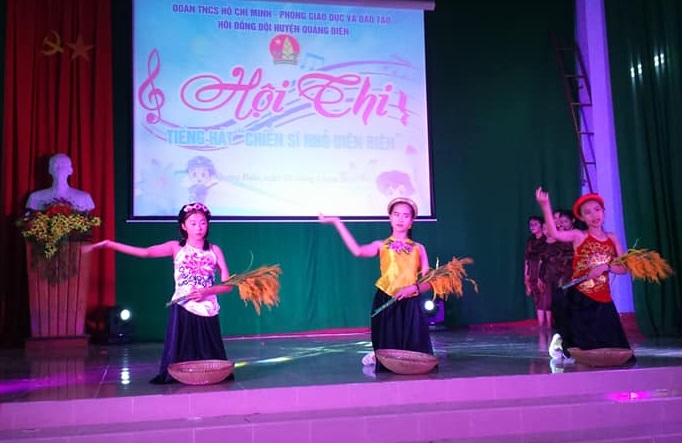 Trường THCS Phạm Quang Ái đoạt giải Nhất hội thi tiếng hát “Chiến sĩ nhỏ Điện Biên”