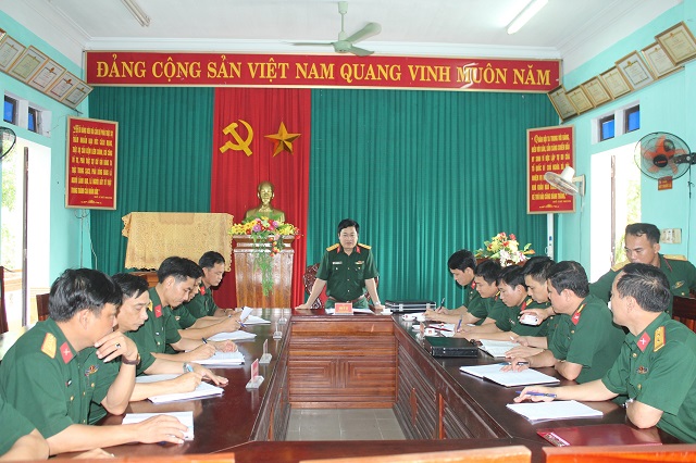 Bộ Chỉ huy Quân sự tỉnh thực hiện tốt các chỉ tiêu thi đua