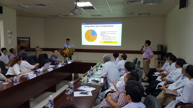 Tập huấn kỹ thuật ghép gan chuyên nghiệp tại BV Trung ương Huế