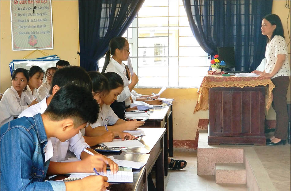 Trường THPT Hương Vinh Gắn trải nghiệm với giảng dạy