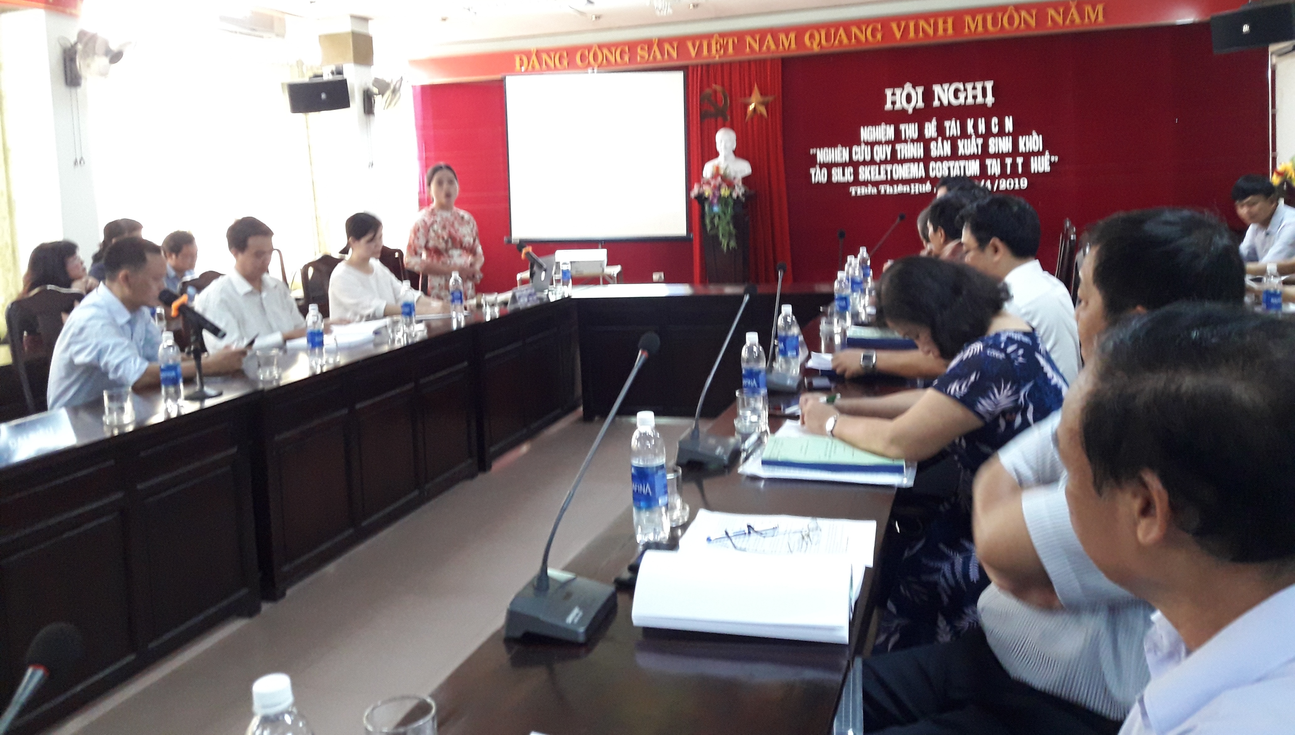 Nghiệm thu đề tài khoa học nghiên cứu về tảo Skeletonema costatum