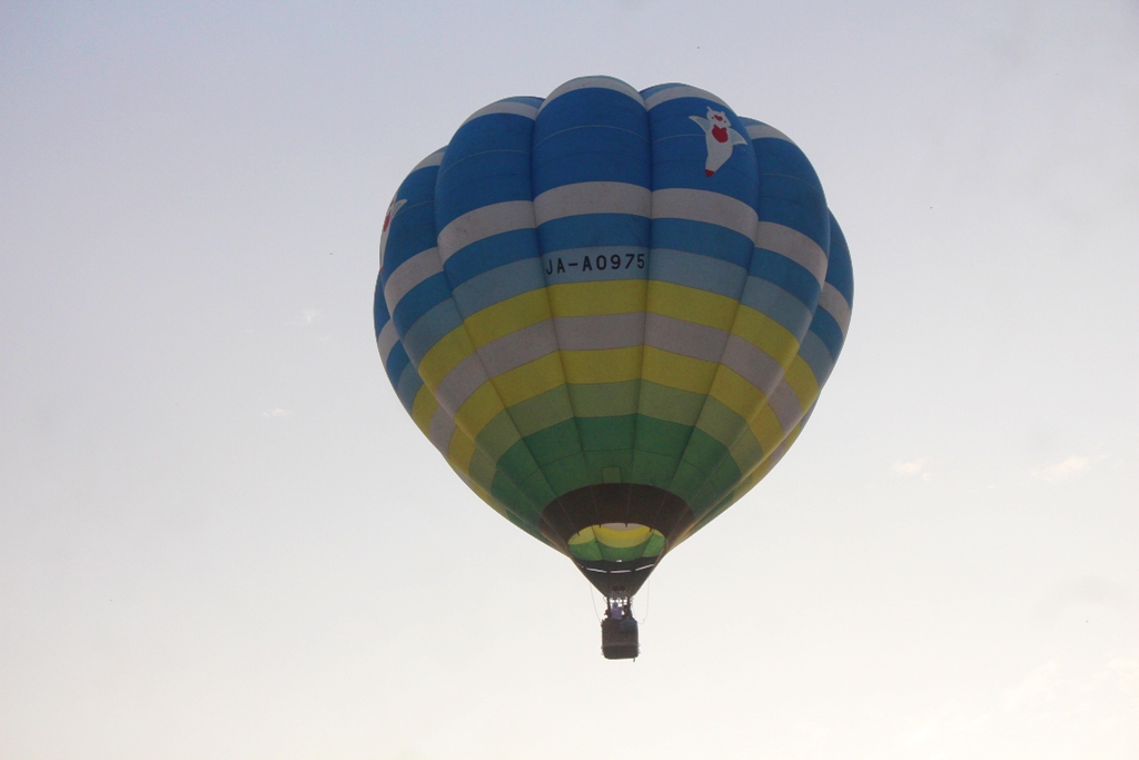 International hot air balloon flying in Hue’s sky