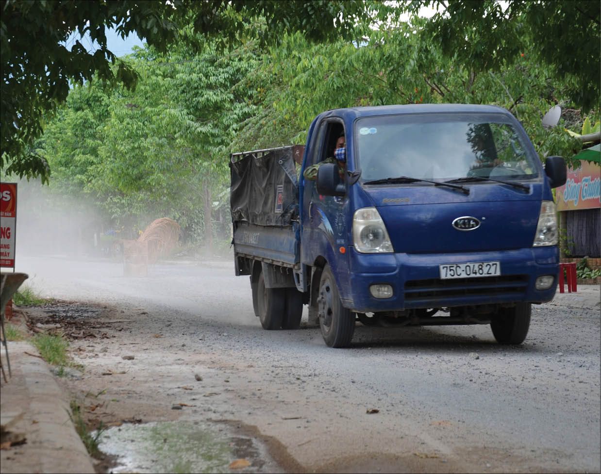 Đường trưng dụng bị hư hỏng nặng nhưng chậm hoàn trả