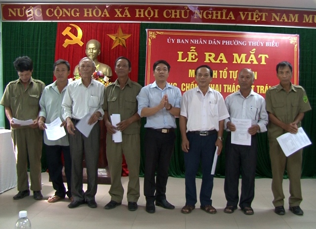 Ra mắt mô hình “Tổ tự quản phòng, chống khai thác cát trái phép”