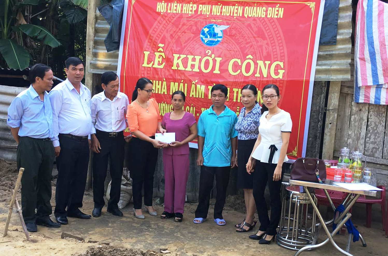 Khởi công Mái ấm tình thương cho chị Trương Thị Gái