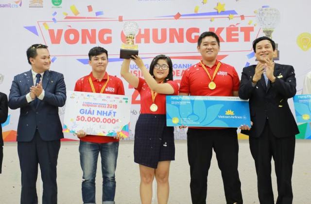 Nhóm sinh viên Đại học Huế đạt quán quân cuộc thi Business Ideas 2019