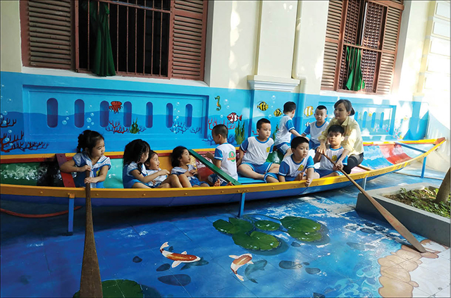 “Gam màu sáng” của giáo dục mầm non