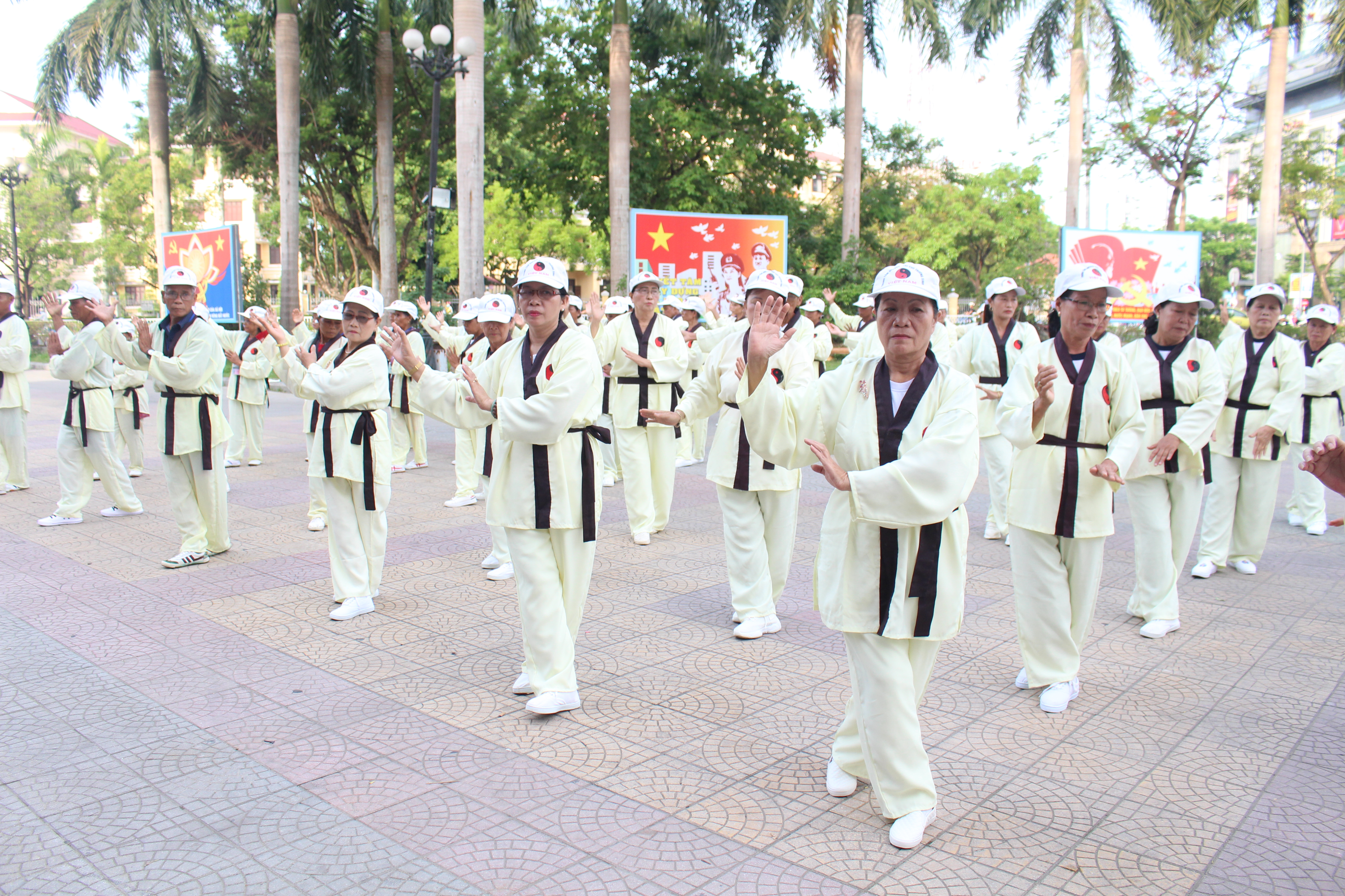 Hơn 500 hội viên người cao tuổi tham gia hội thao “Thái cực trường sinh đạo”
