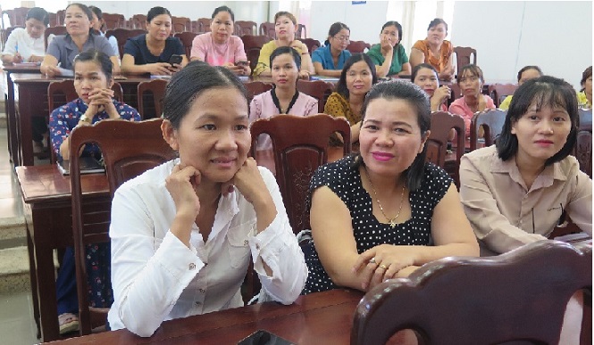 Trang bị nghiệp vụ công tác cho cán bộ Hội Liên hiệp Phụ nữ