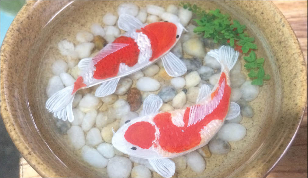 3D fish painting