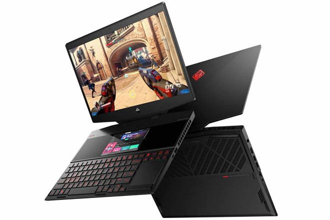 HP tung máy tính xách tay màn hình kép độc đáo