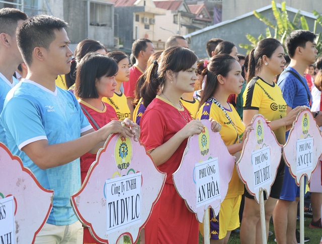 650 vận động viên tham gia giải bóng đá đoàn viên, người lao động năm 2019