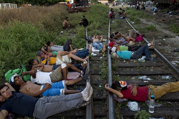 Mexico bắt gần 800 người di cư bất hợp pháp từ các nước Trung Mỹ