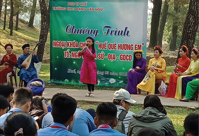 Góp ý dạy ca Huế, dân ca trong trường học