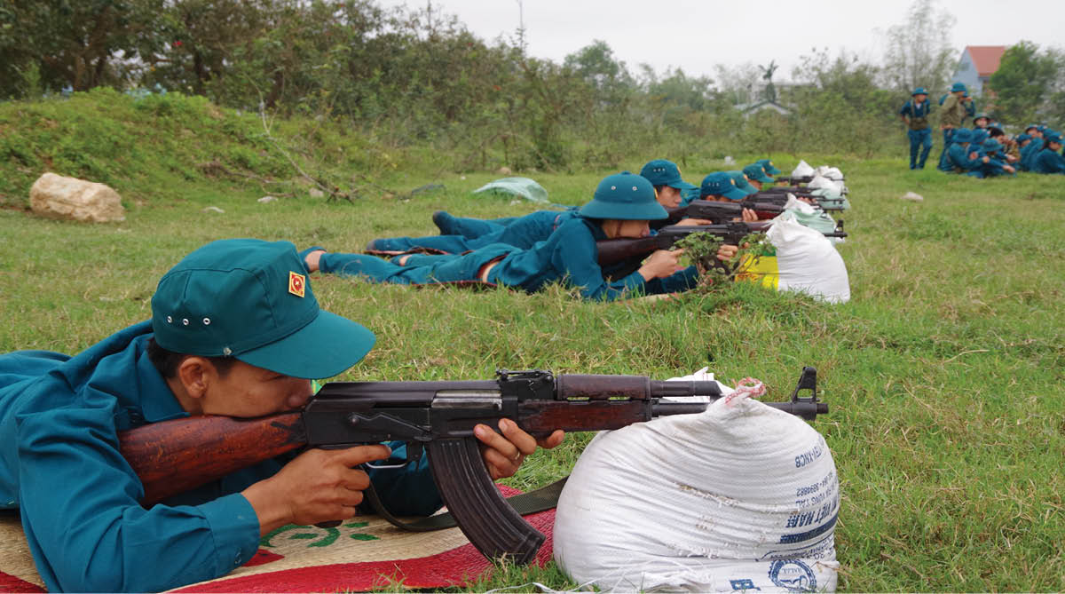 Hạt nhân nòng cốt trong lực lượng dân quân