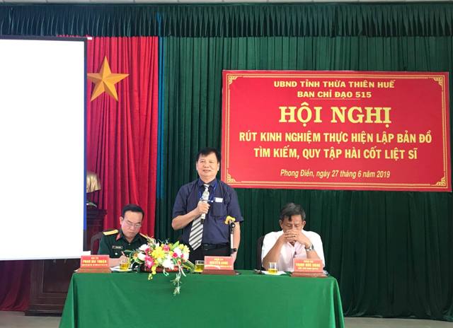 Phong Điền còn 613 mộ liệt sĩ chưa được tìm kiếm, quy tập