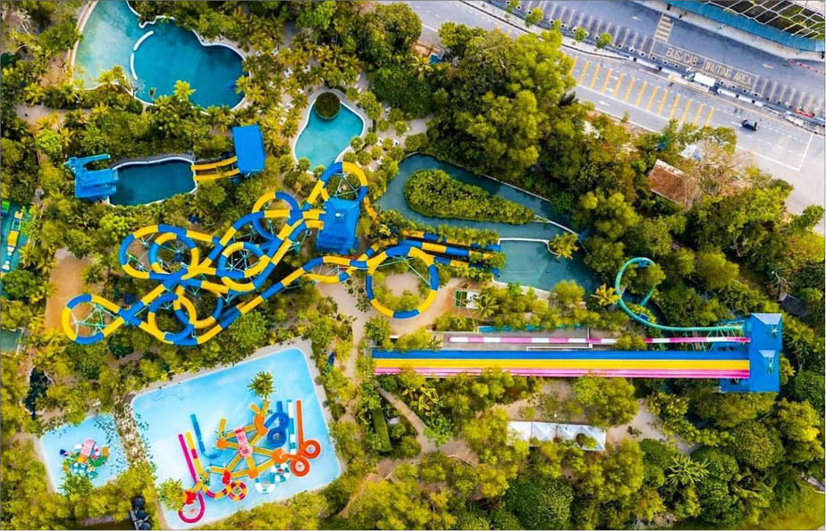 Sắp sửa ra mắt đường trượt nước dài nhất thế giới ở Penang Malaysia