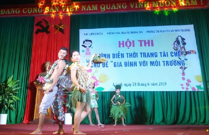 A Lưới tổ chức hội thi “Gia đình với môi trường”