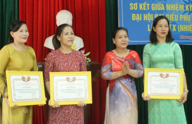 Hội LHPN TX Hương Thủy đạt và vượt 6 9 chỉ tiêu đề ra