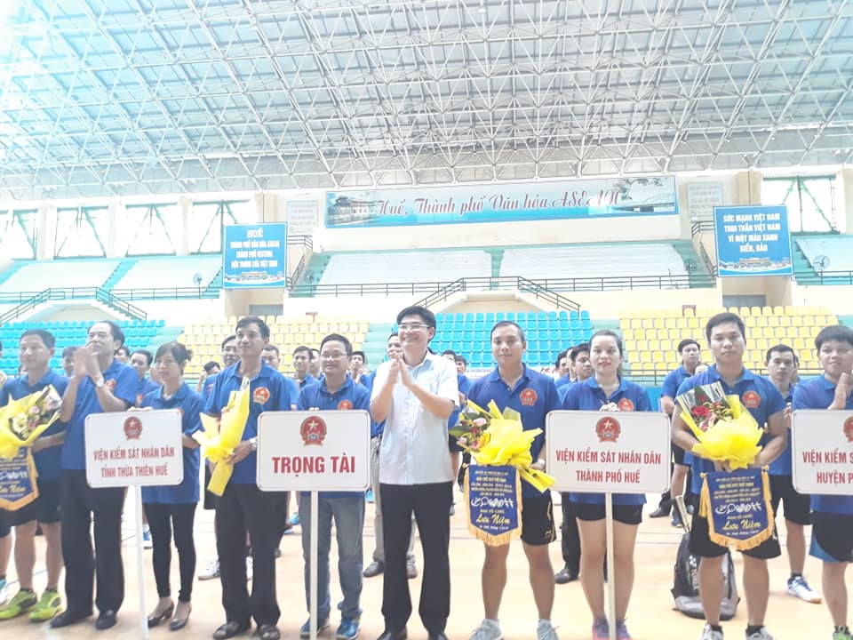 Viện kiểm sát Nhân dân tỉnh khai mạc hội thi thể thao